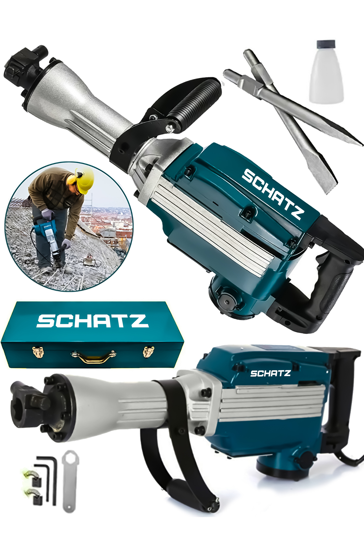 1800w Darbeli 16 Kg Kırıcı Hilti Büyük Tip SC99524M - 2. görünüm